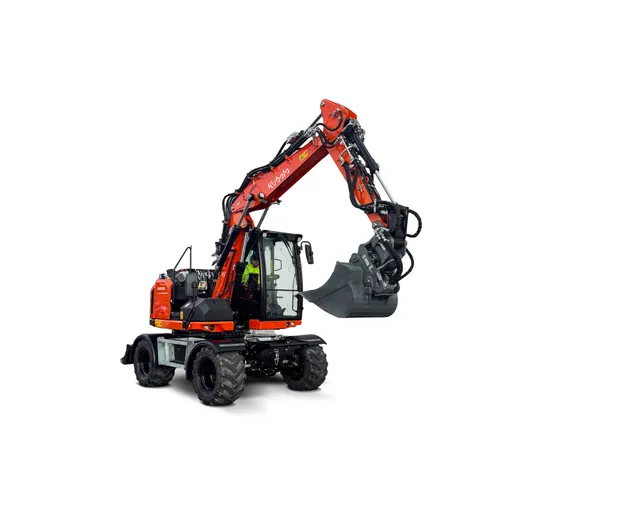 kubota-kw095-mobilbagger-9t-diesel-radbagger image 1