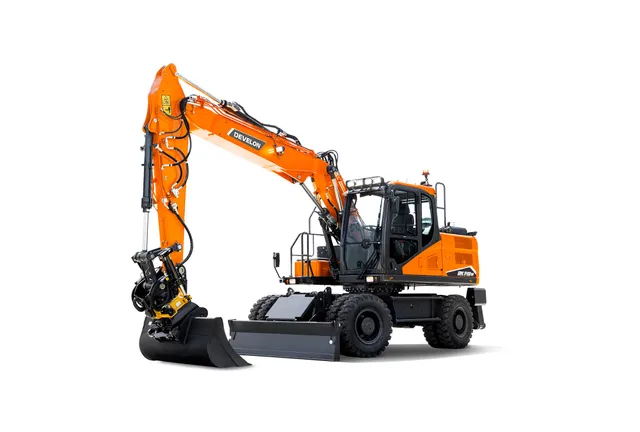 kraemer-mobilbagger-develon-dx140w-7-radbagger-mobilbagger image 1