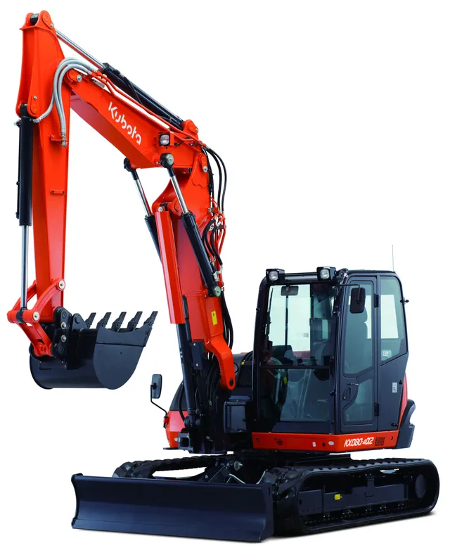 kubota-kx080-4-2-minibagger-diesel-mit-kabine image 1