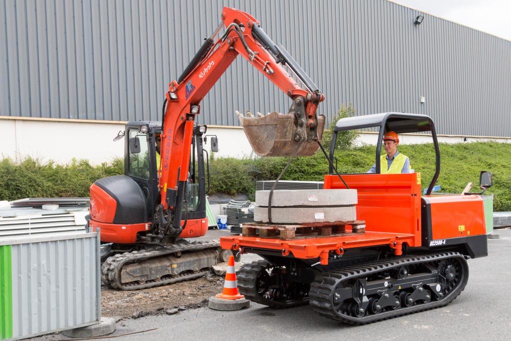 kraemer-kubota-kc250h-4-ketten-dumper-minidumper image 2