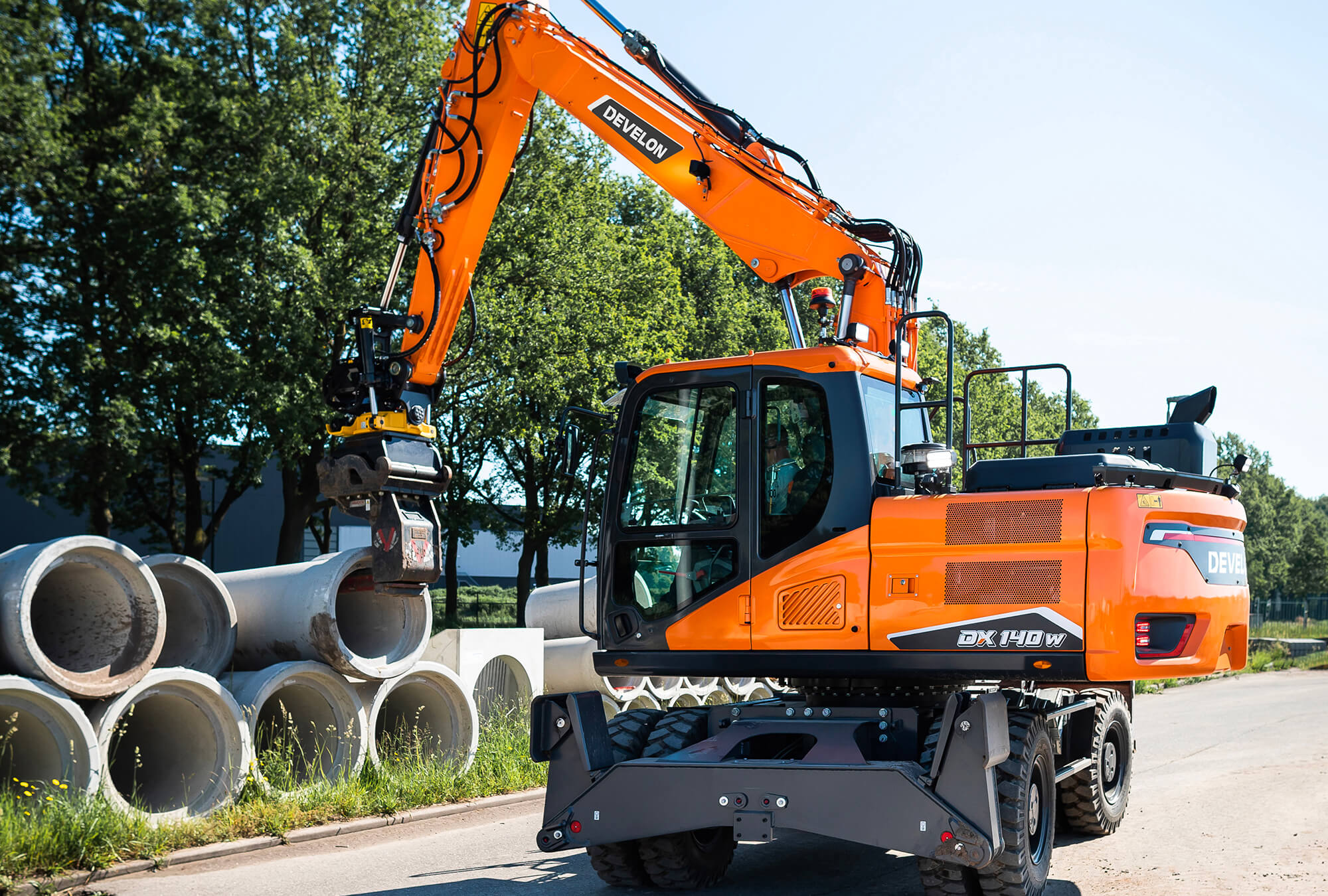 kraemer-mobilbagger-develon-dx140w-7-radbagger-mobilbagger image 3