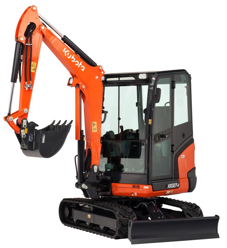 kraemer-minibagger-kubota-kx027-4-hi-kompaktbagger-2-7t image 1