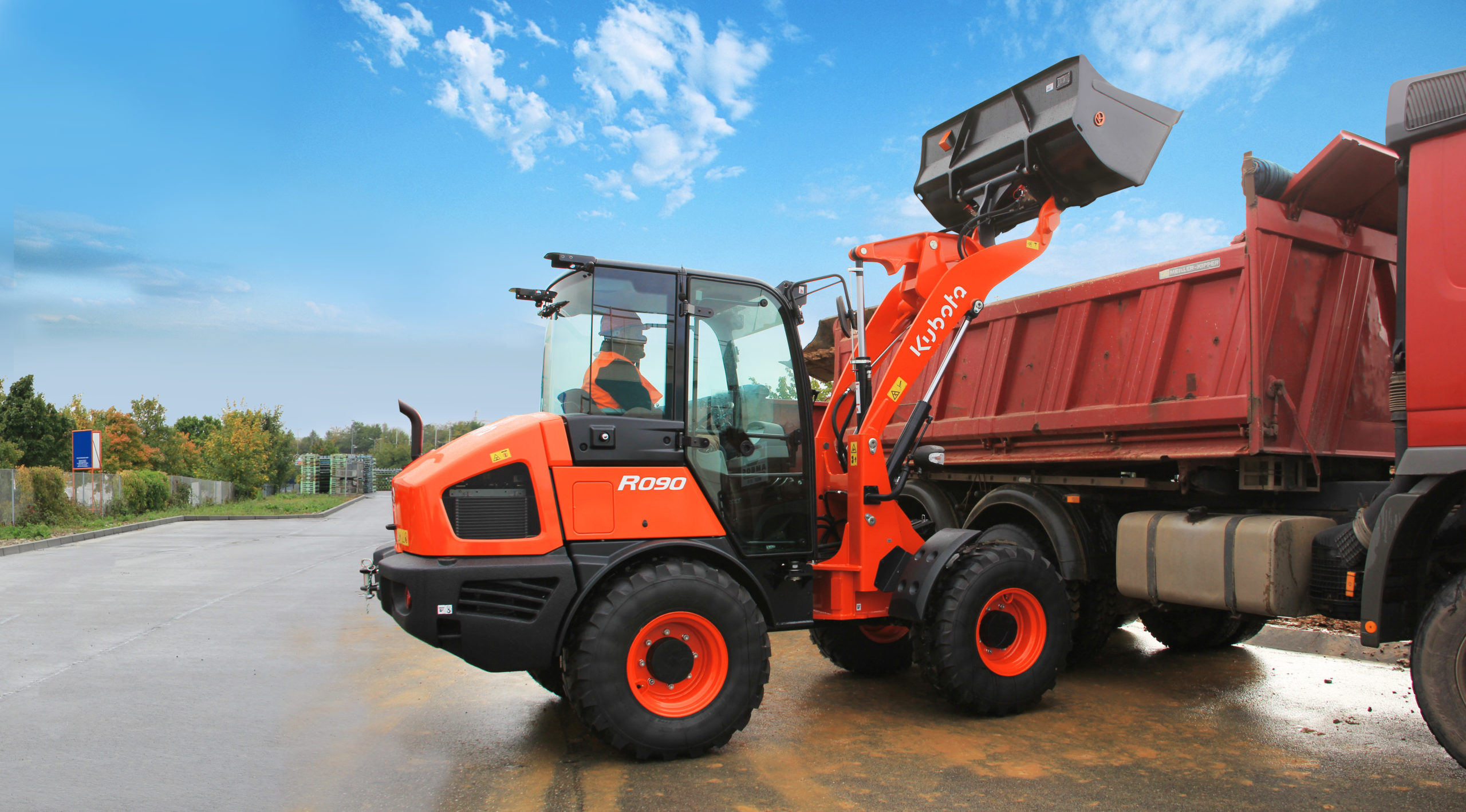 kubota-r090-radlader-knicklenker-schaufel image 3
