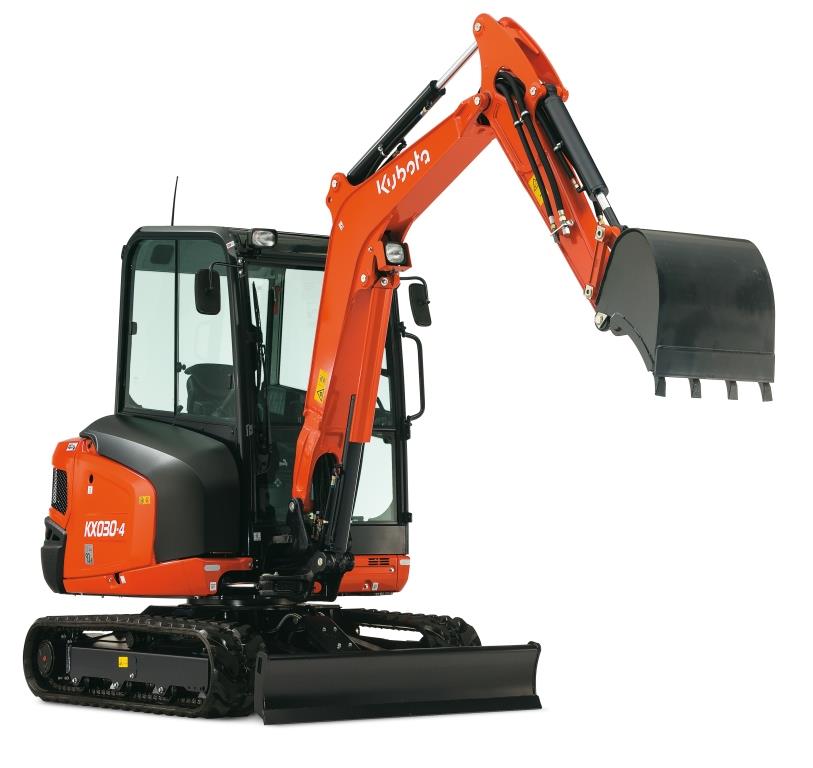 kubota-kx030-4-hi-minibagger-kompaktbagger-diesel-3t image 2